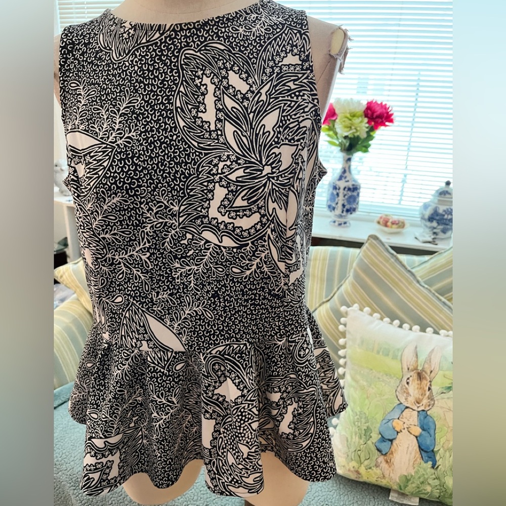 Worthington peplum top SZ large